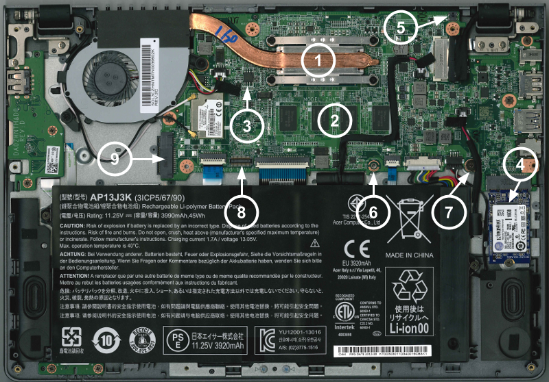 C720 annotated innards